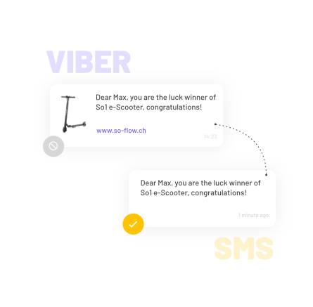 Viber-to-SMS
