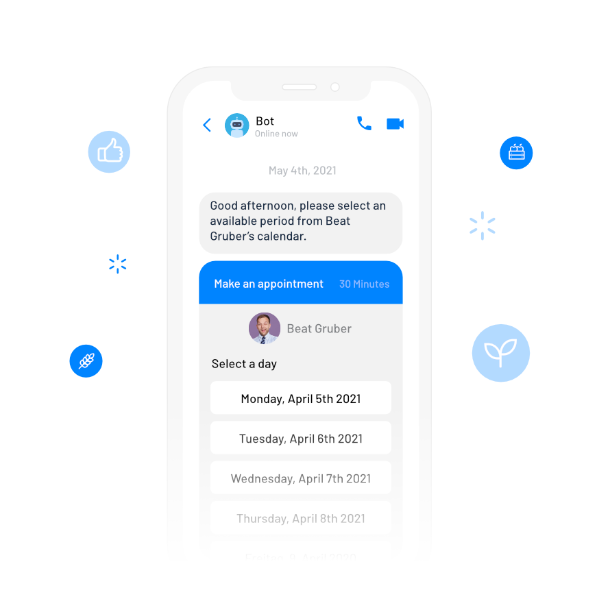 Facebook-Messenger-Chatbot-Communication