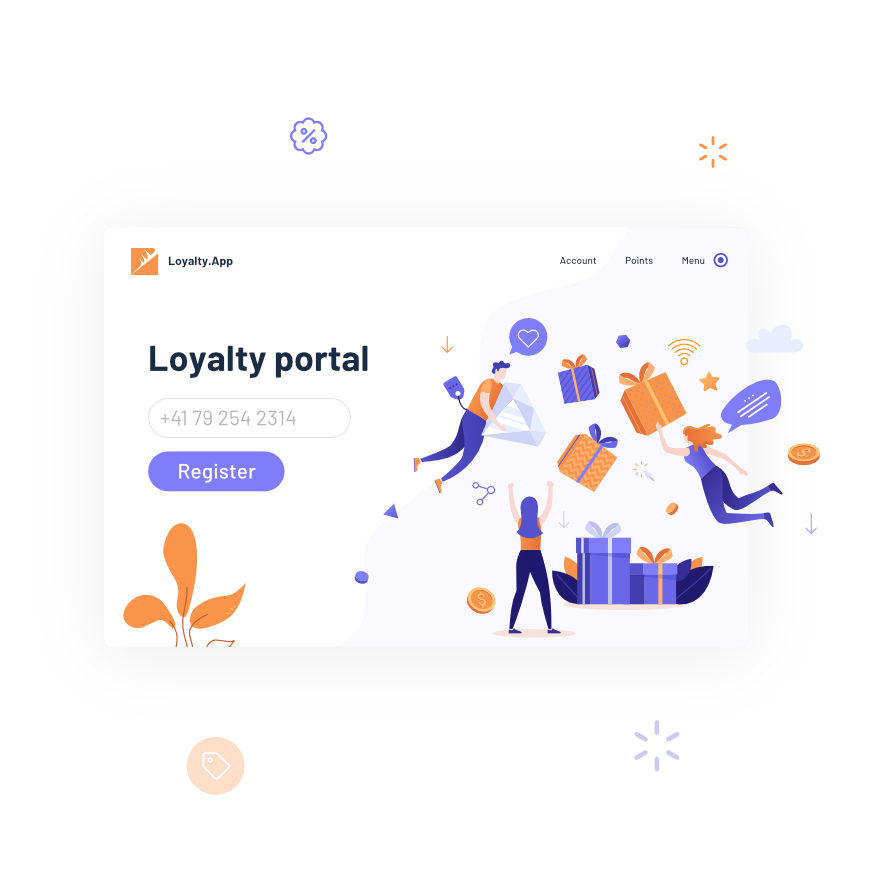 Loyalty-web-portal-interface